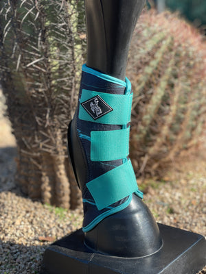 
                  
                    Skid Boots - Teal Marble
                  
                